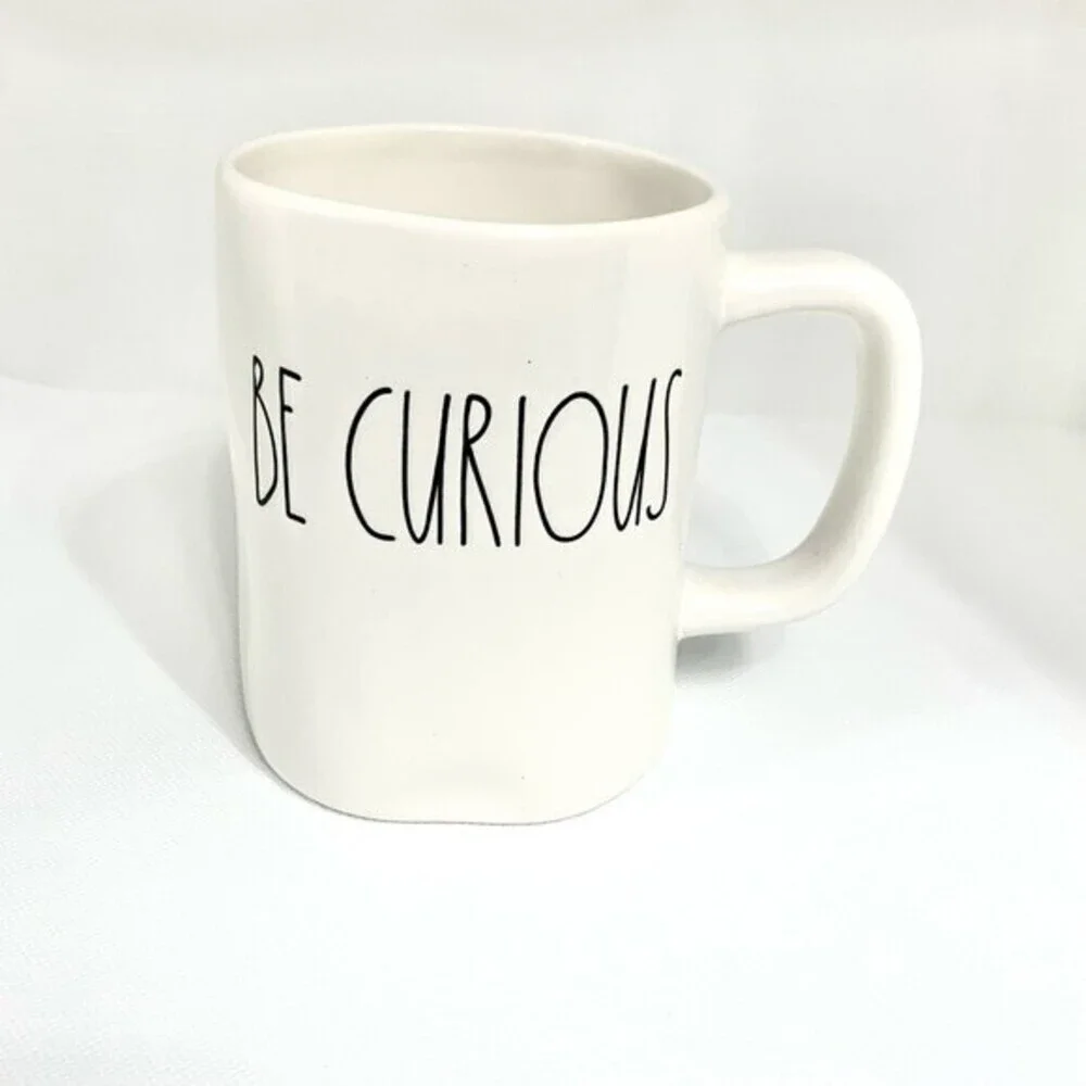 Rae Dunn‎ Be Curious Ceramic Coffee Mug